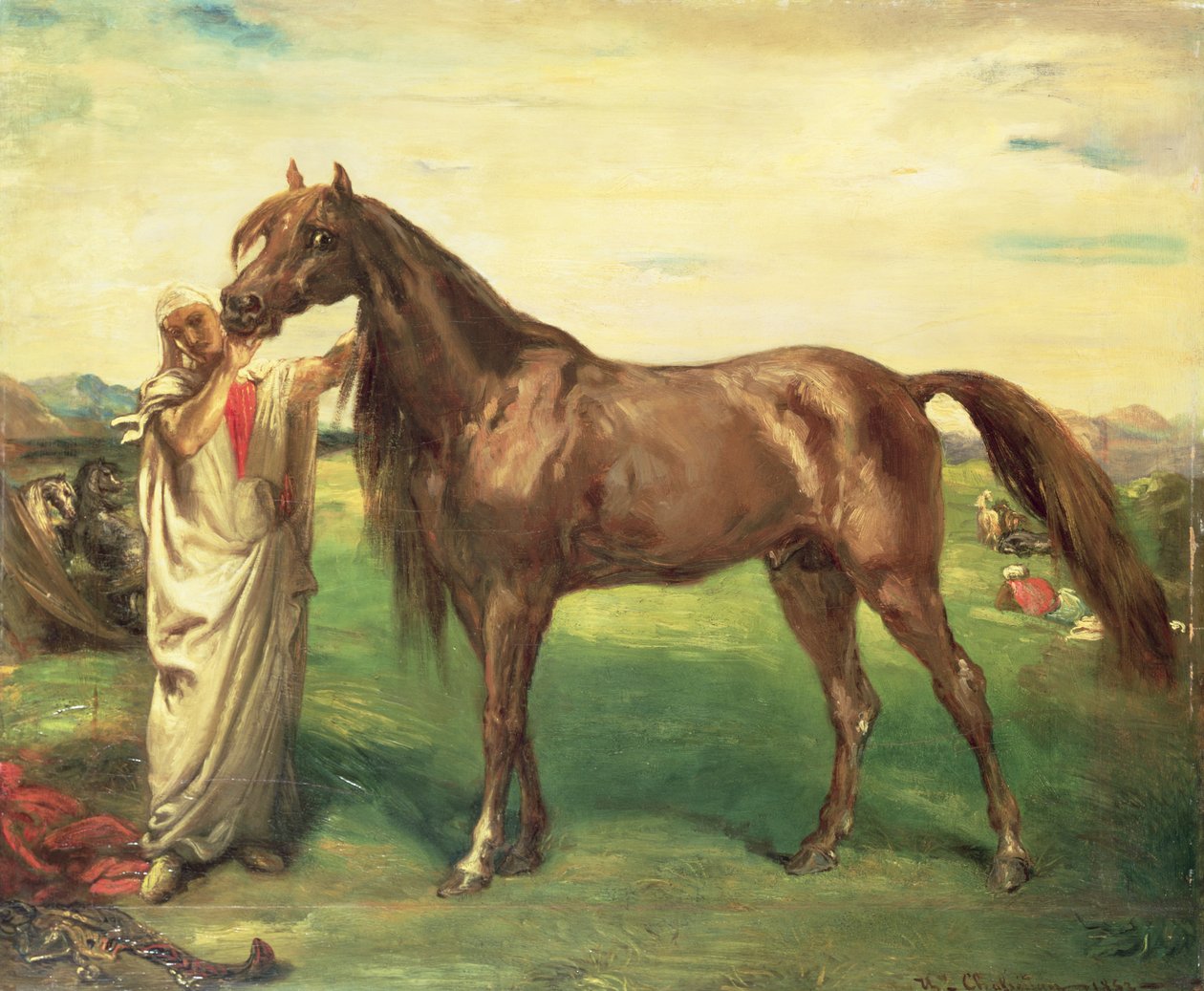 Hadji, ogier arabski, 1853 autorstwa Théodore Chassériau
