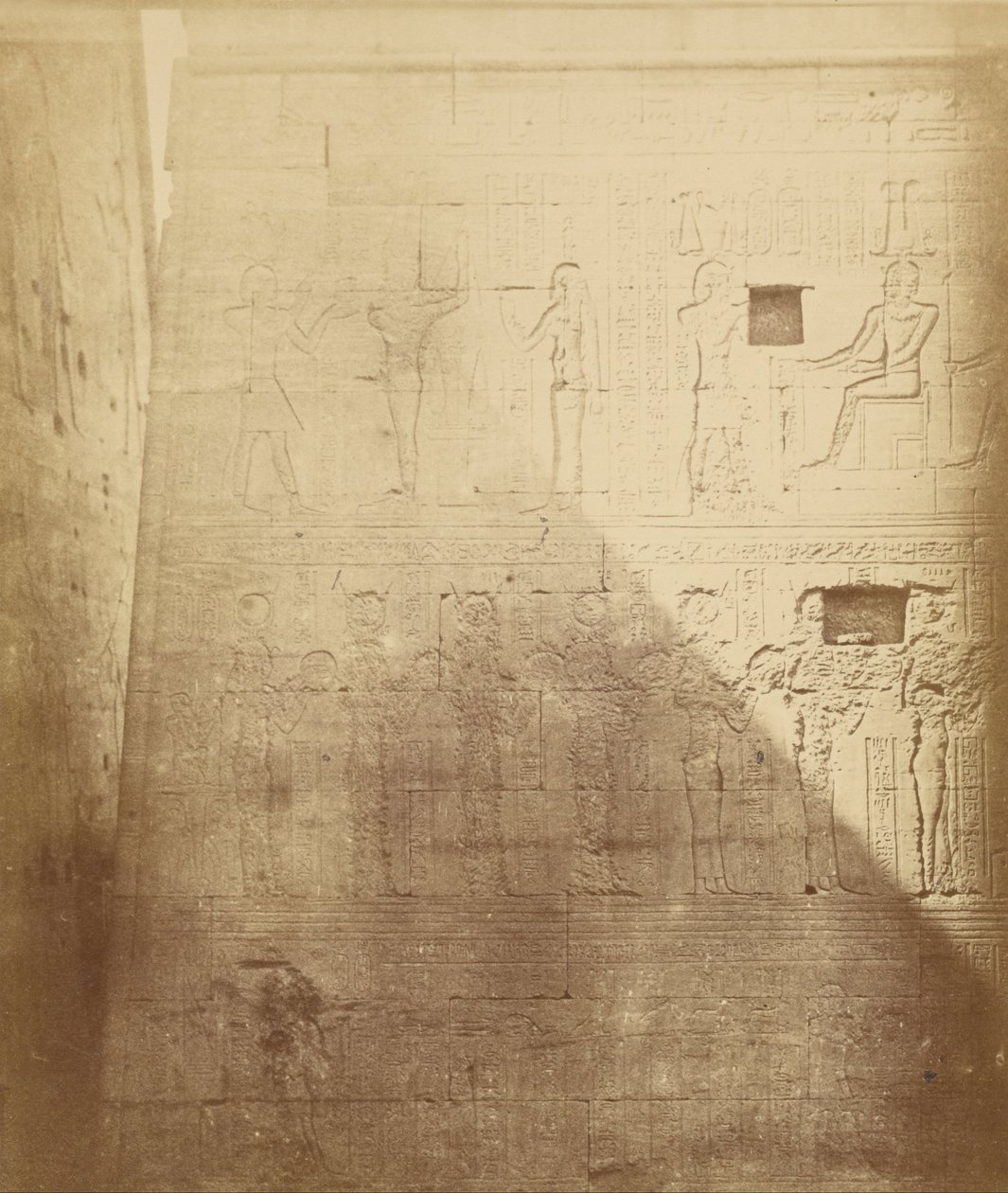 Inskrypcje świątyni Izydy w Philae autorstwa Théodule Devéria