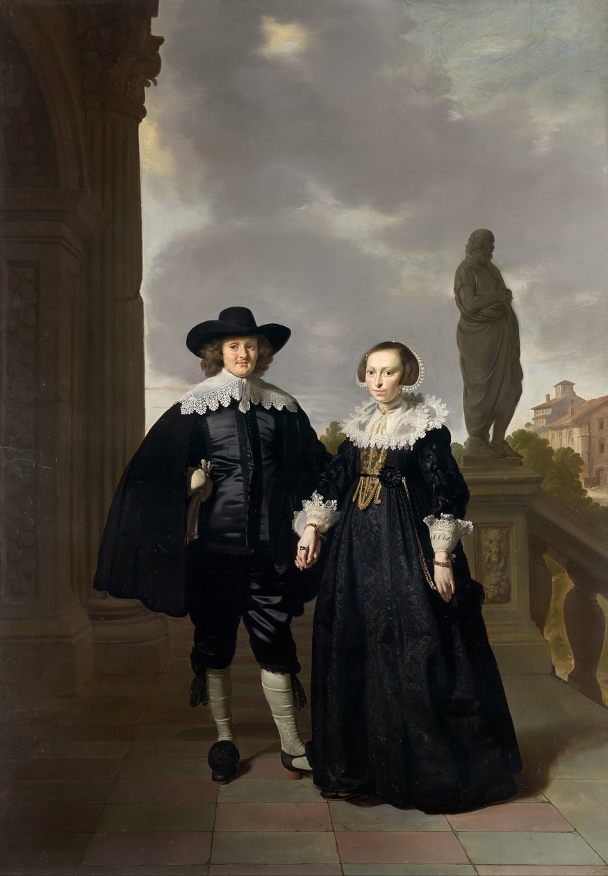 Frederick van Velthuysen i jego żona Josina autorstwa Thomas de Keyser