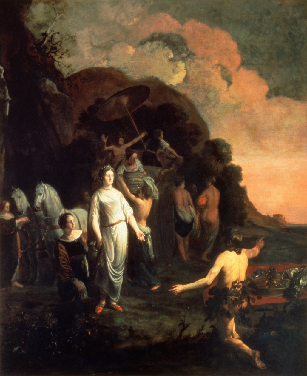 Odyseusz i Nausicaa autorstwa Thomas de Keyser