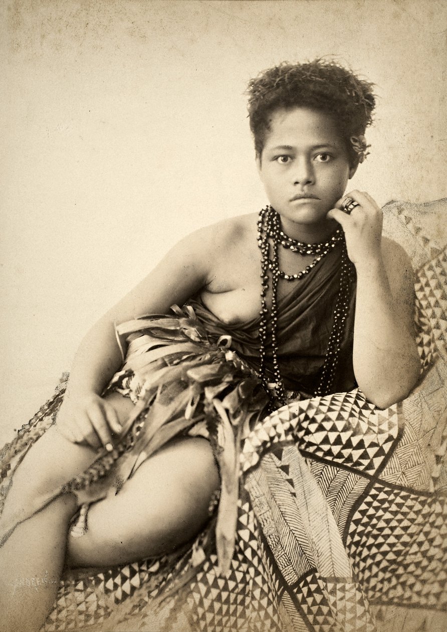 Kobieta, Samoa (druk albumowy) autorstwa Thomas Andrew