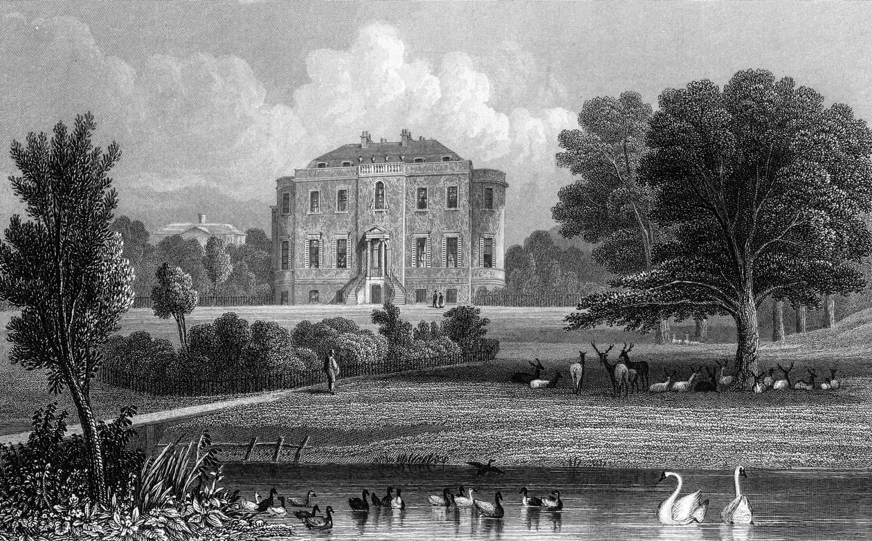 Park Wivenhoe, Essex, 1835 autorstwa Thomas Barber