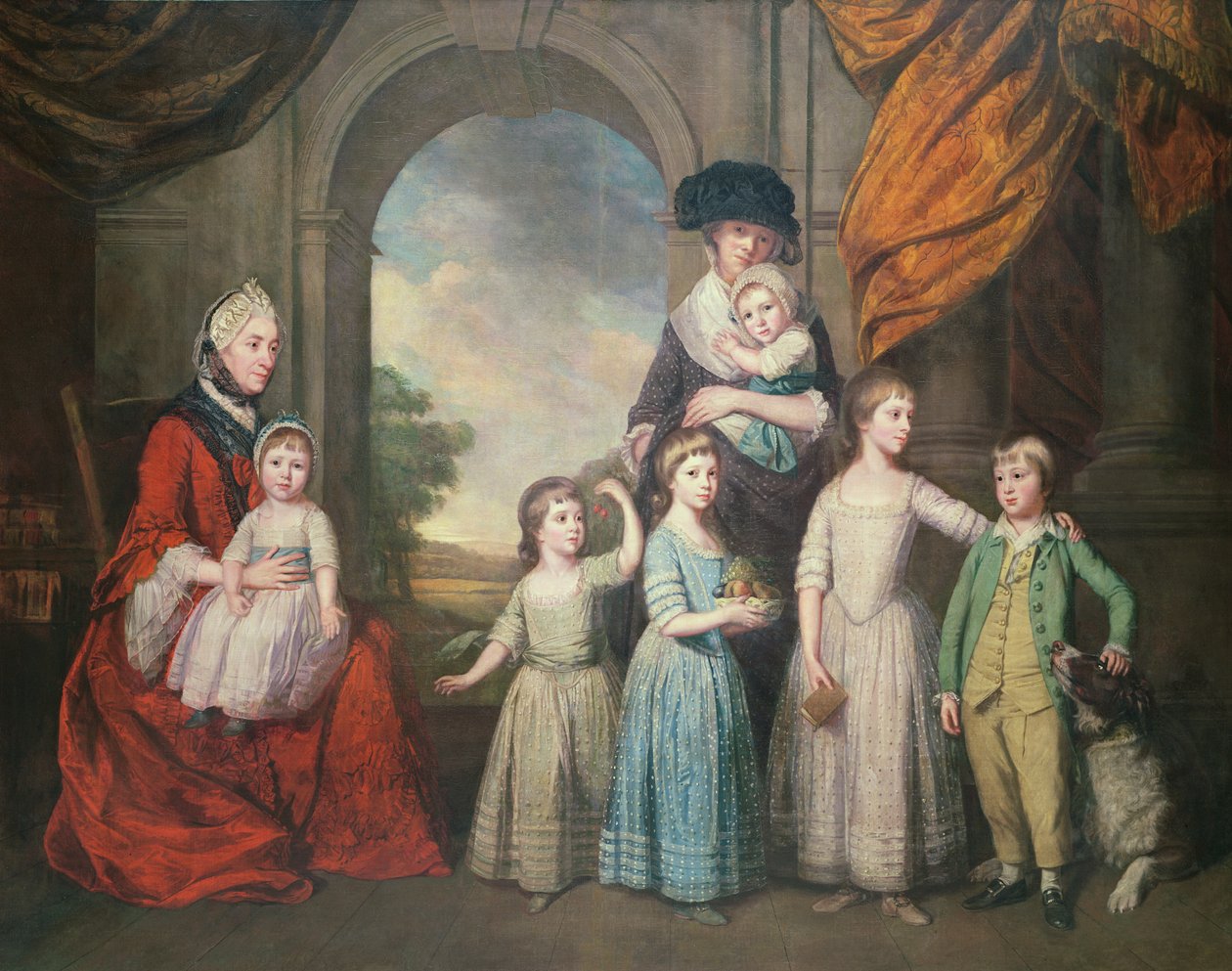 Rodzina Cravenów autorstwa Thomas Beech