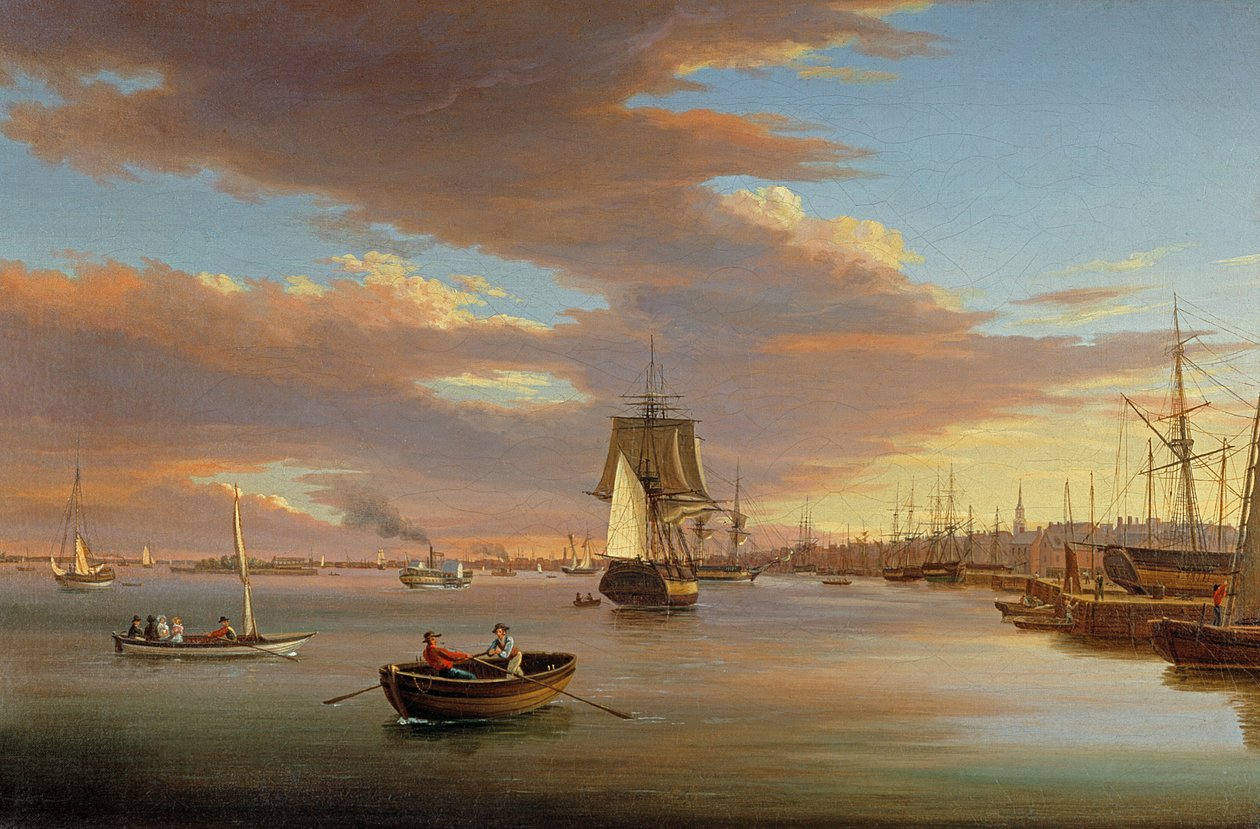 Na Delaware autorstwa Thomas Birch