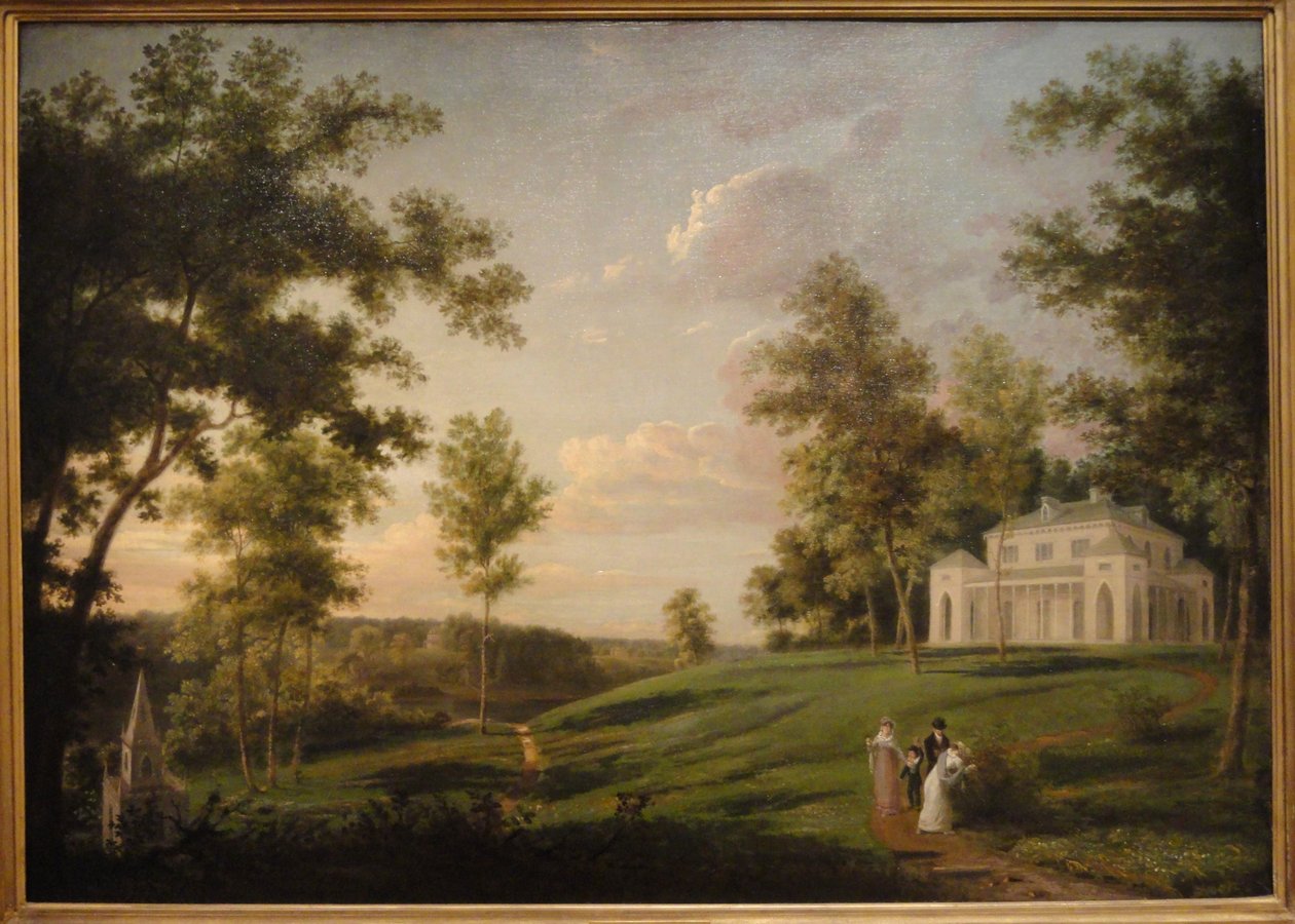 Południowo-wschodni widok na Sedgley Park autorstwa Thomas Birch