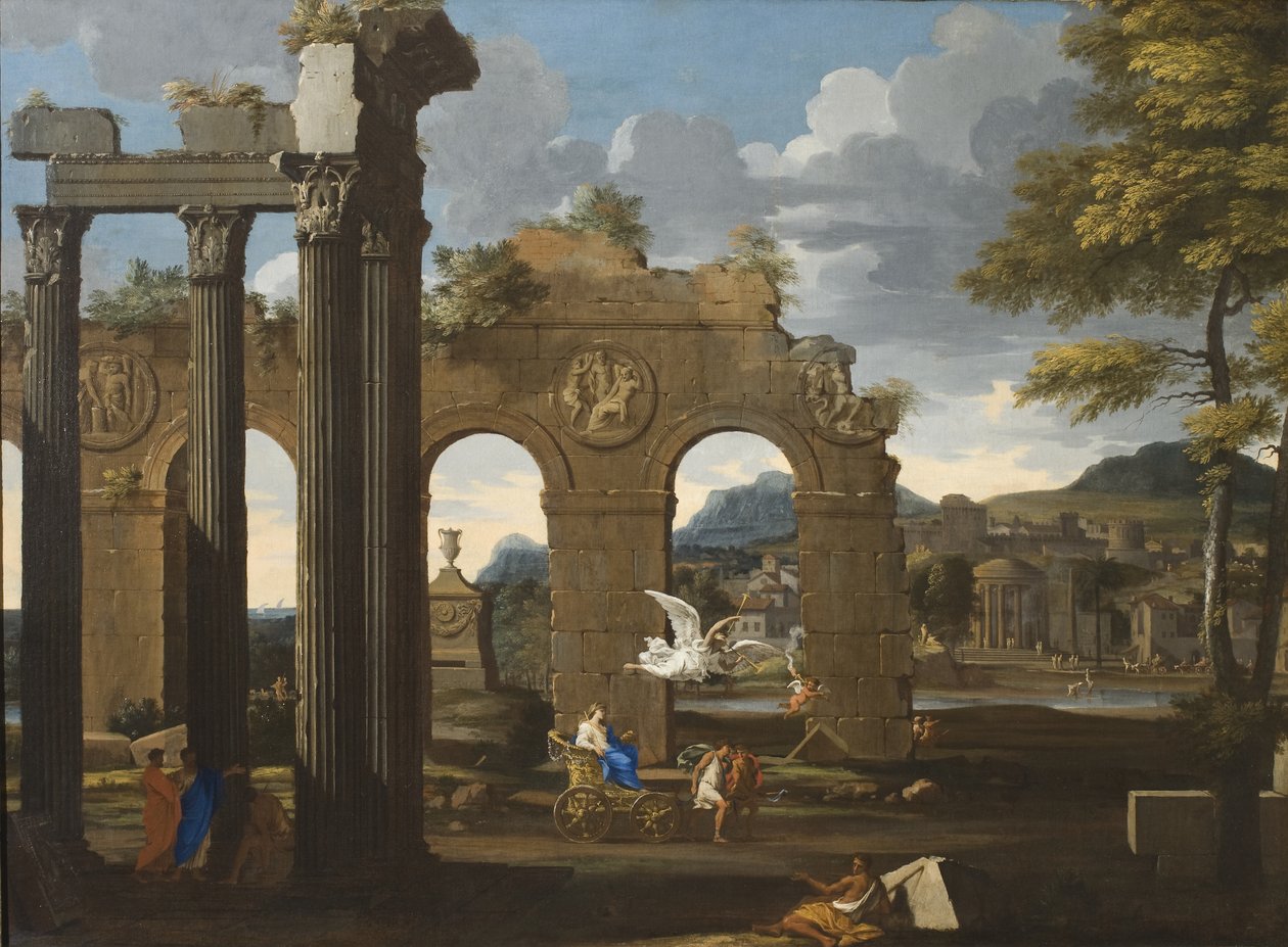 Kleobis i Biton, ok.1650 autorstwa Thomas Blanchet
