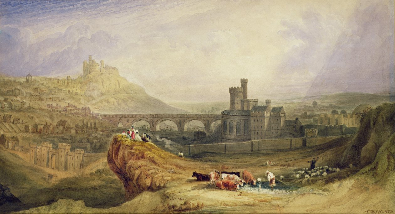 Edynburg autorstwa Thomas Brabazon Aylmer