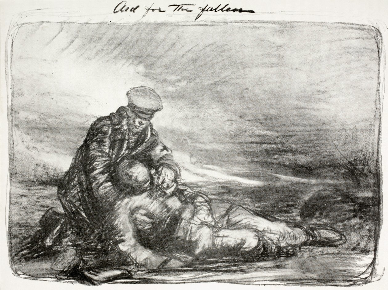 Pomoc poległym, 1915 autorstwa Thomas Brock