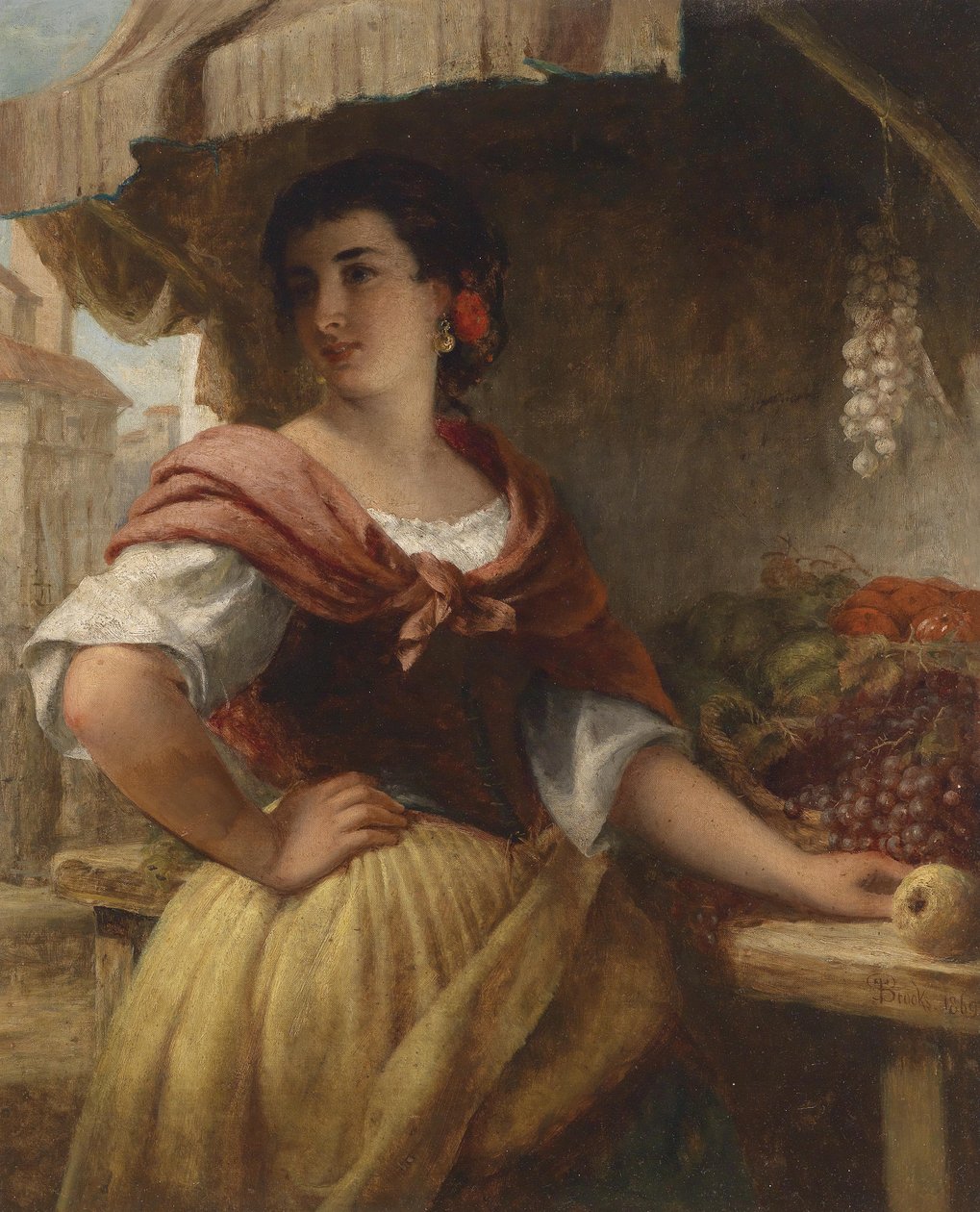 Sprzedawca owoców autorstwa Thomas Brooks