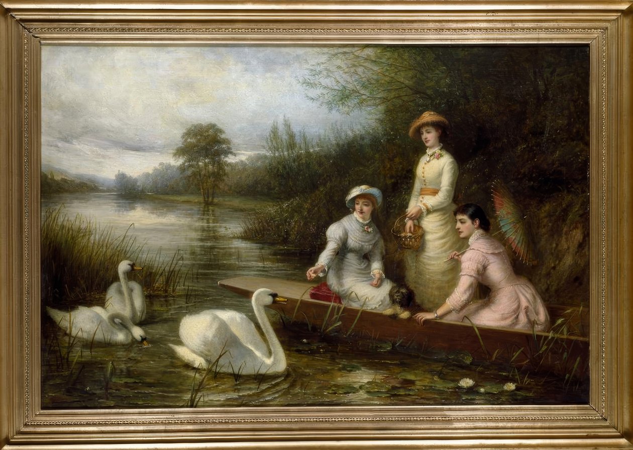 Thomas Brooks, Zwierzęta naszej rzeki / Gemälde, 1882 autorstwa Thomas Brooks