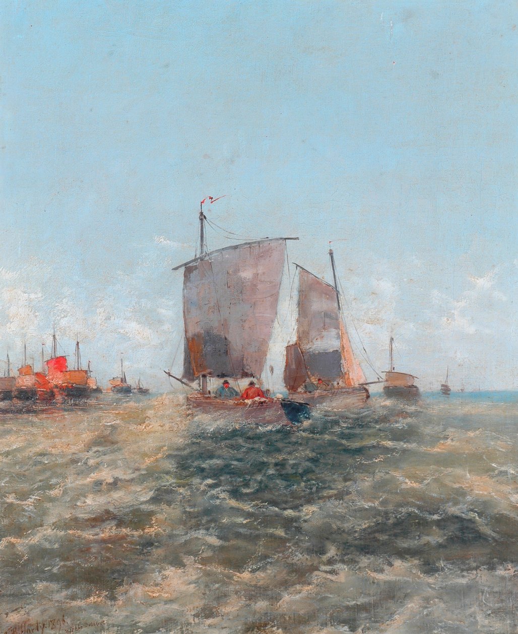 U wybrzeży Holandii, 1896 autorstwa Thomas Bush Hardy