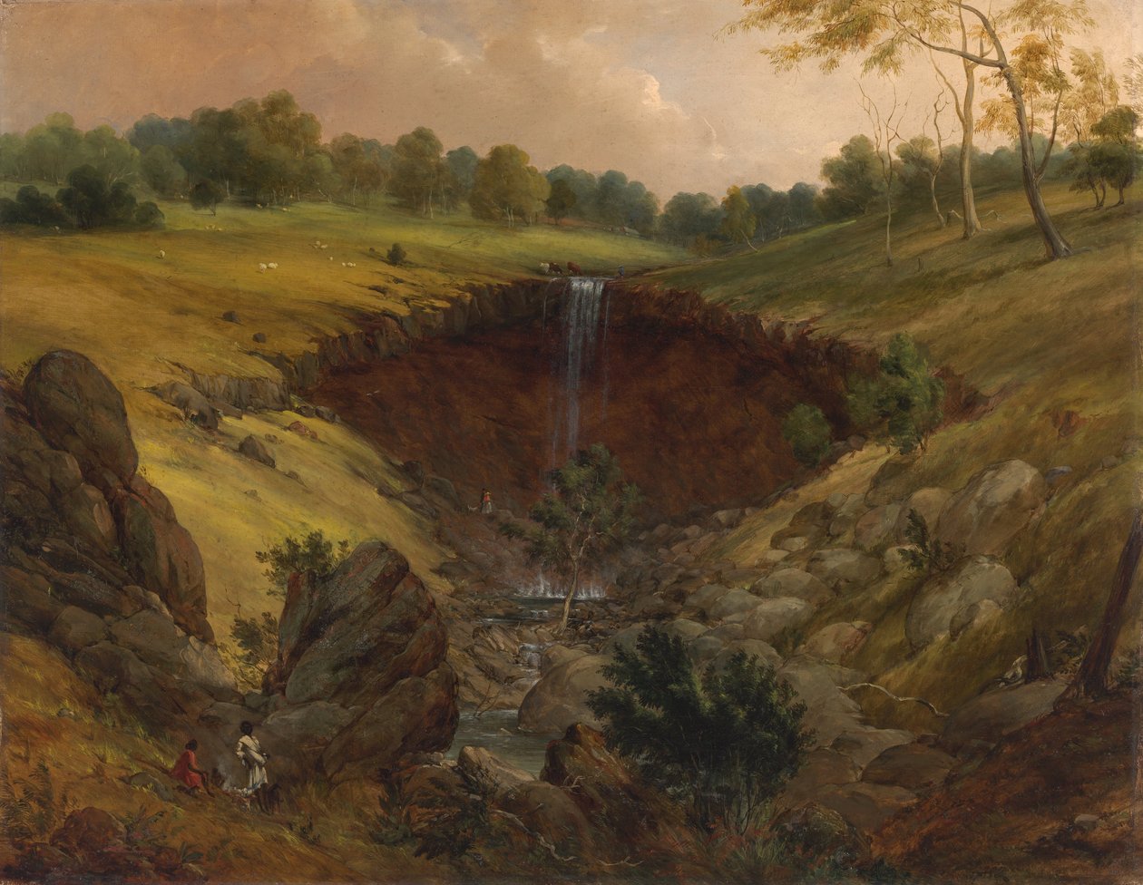 Wodospad Wannon autorstwa Thomas Clark