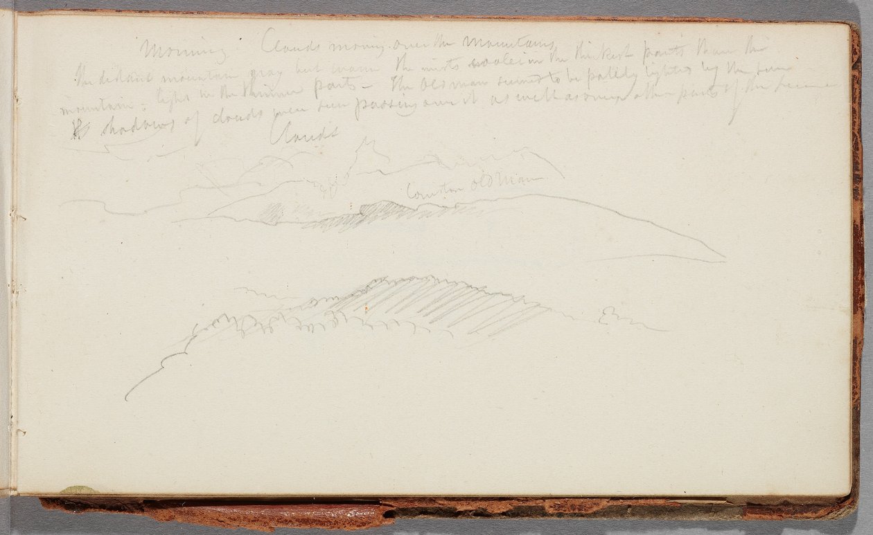 Notatki kolorystyczne według Turnersa Ulissesa szydzącego z Polifema autorstwa Thomas Cole