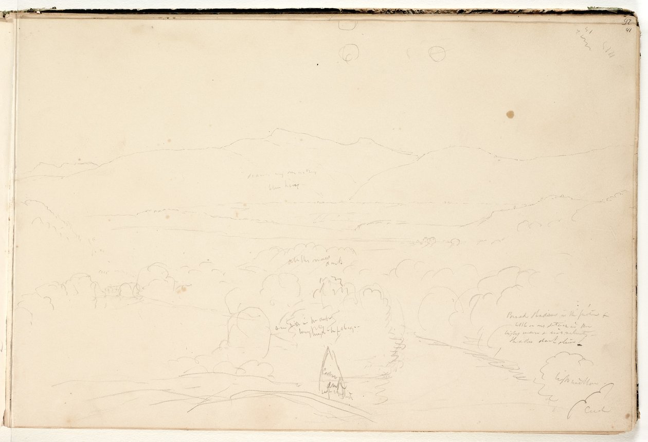 Krajobraz, 1832 autorstwa Thomas Cole