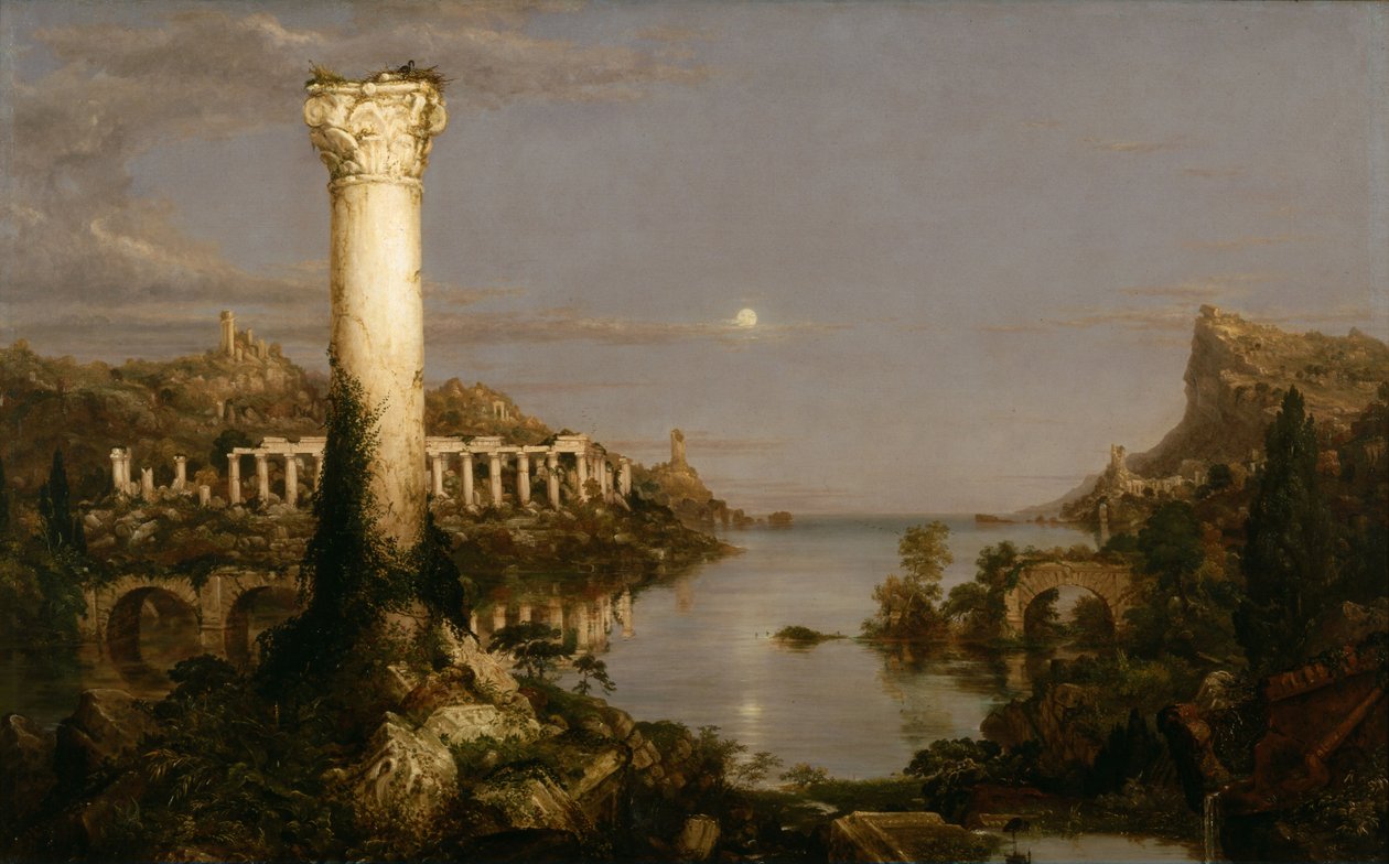 The Course of Empire. Desolation autorstwa Thomas Cole