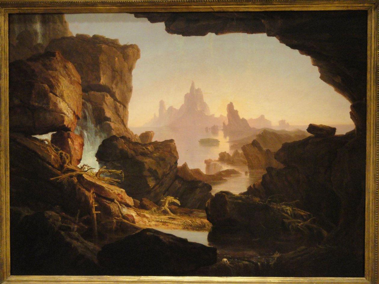 Opadnięcie wód potopu autorstwa Thomas Cole