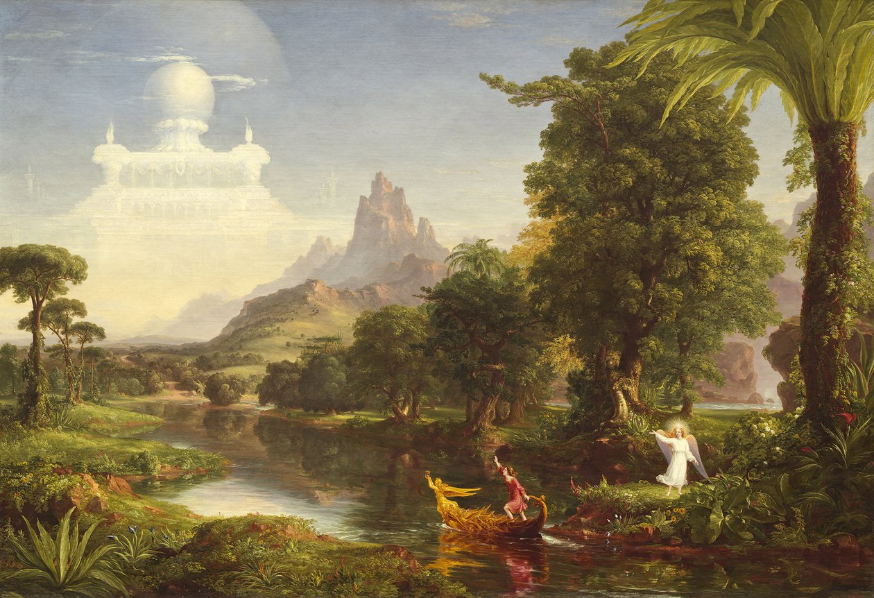 Podróż życia: Młodość, 1842 autorstwa Thomas Cole