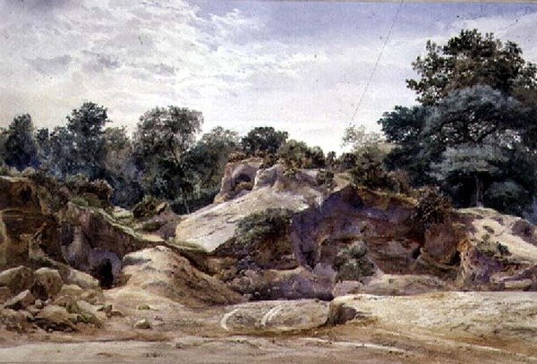 Żwirownia w Hampstead autorstwa Thomas Collier