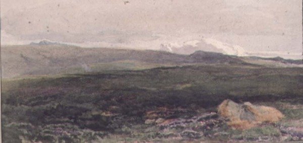 Wzgórza w pobliżu Loch Awe, Zmierzch autorstwa Thomas Collier