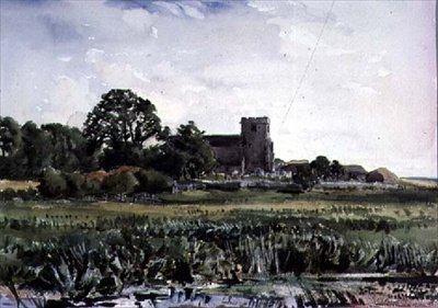 Kościół Lyminster, niedaleko Arundel autorstwa Thomas Collier