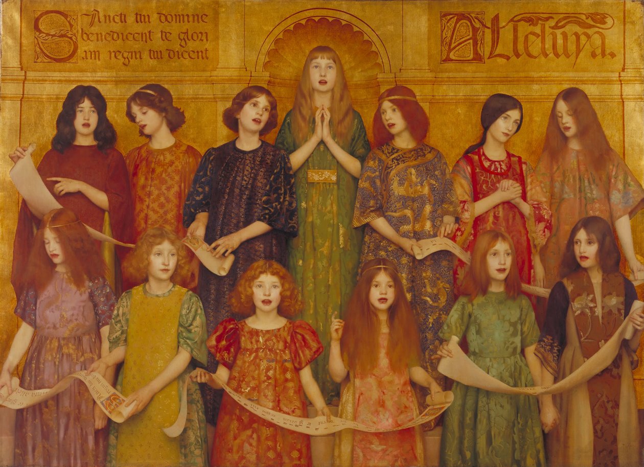 Alleluja autorstwa Thomas Cooper Gotch