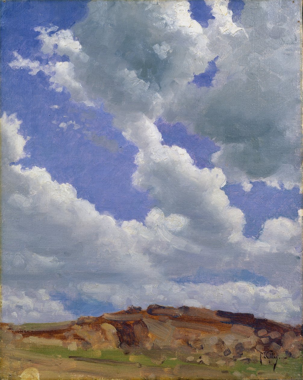 Chmury autorstwa Thomas Cooper Gotch