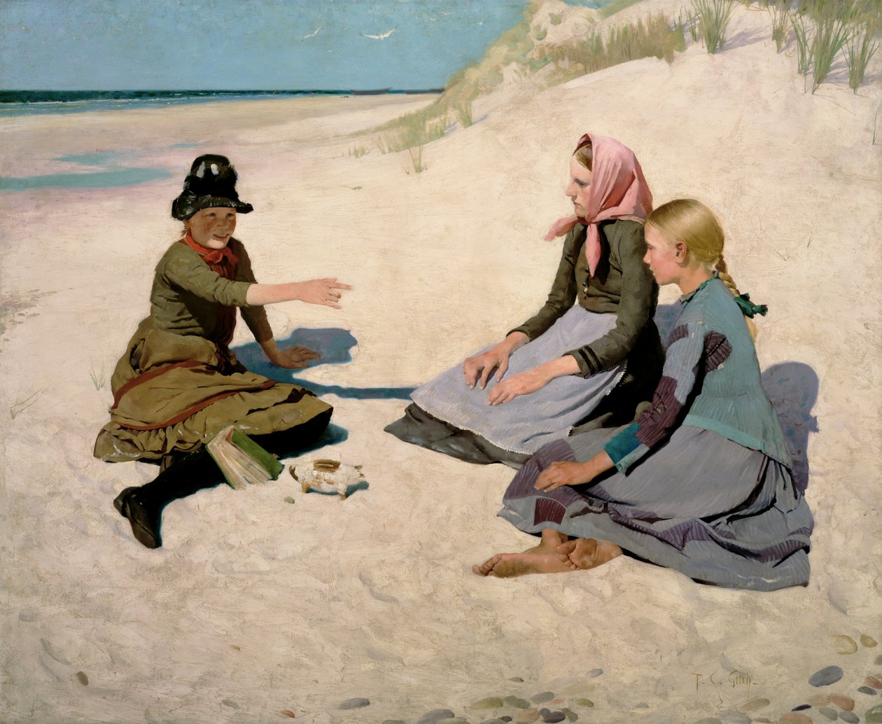 Historia świnki pieniędzy autorstwa Thomas Cooper Gotch