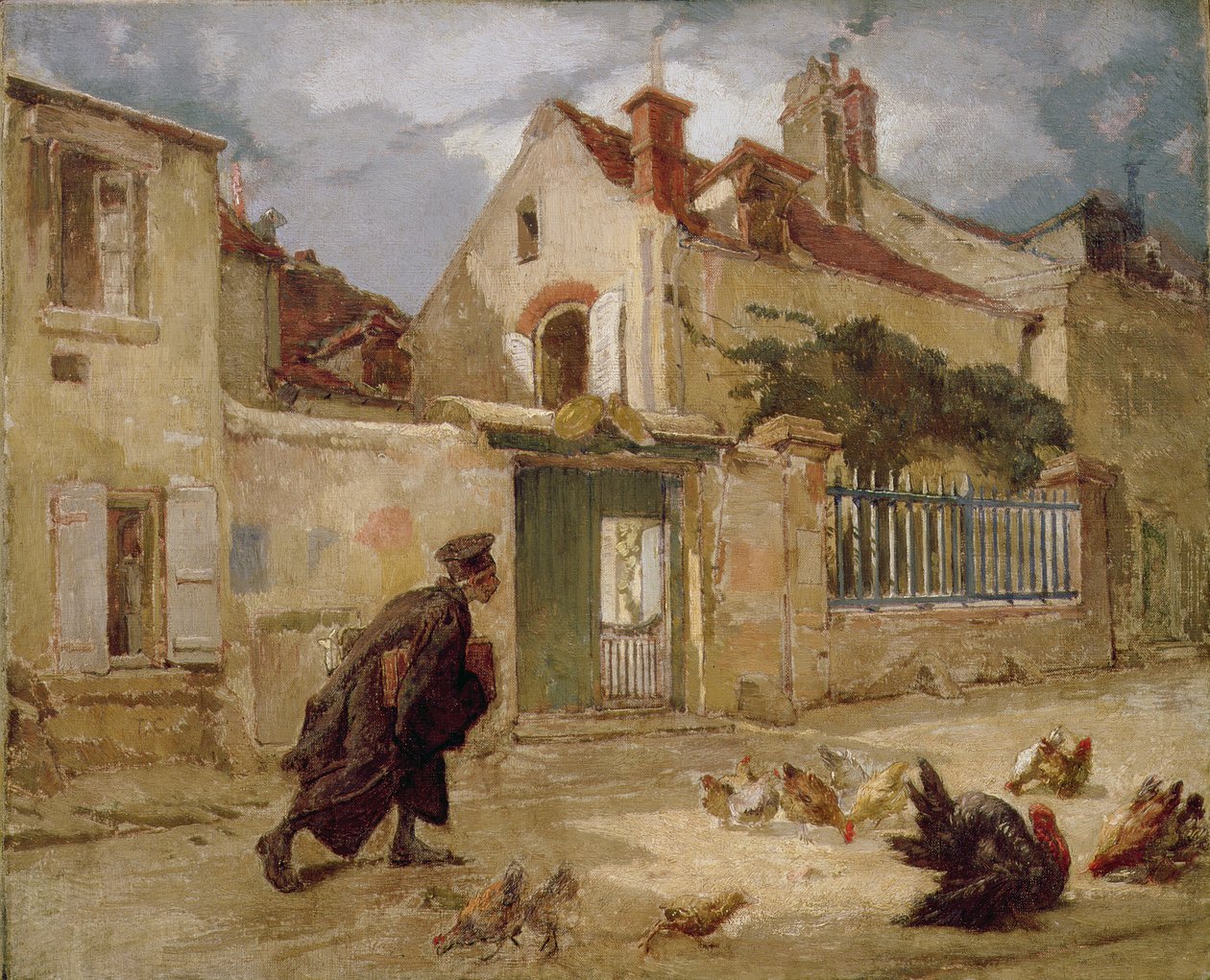 Prawnik idący do sądu, 1859-60 autorstwa Thomas Couture