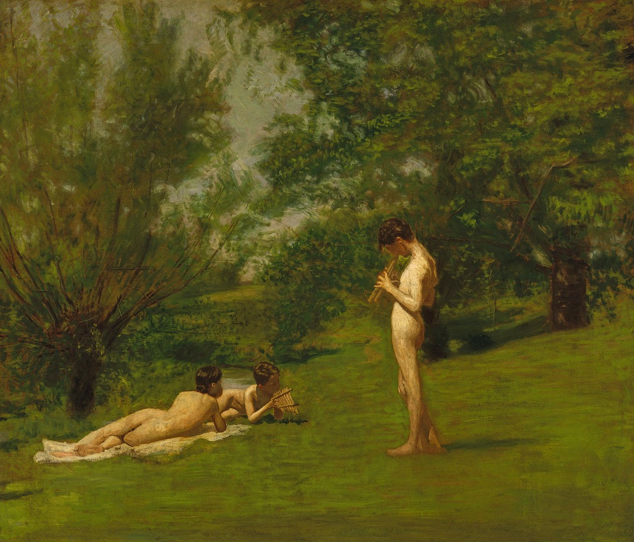Arkadia, ok. 1883 r. autorstwa Thomas Eakins