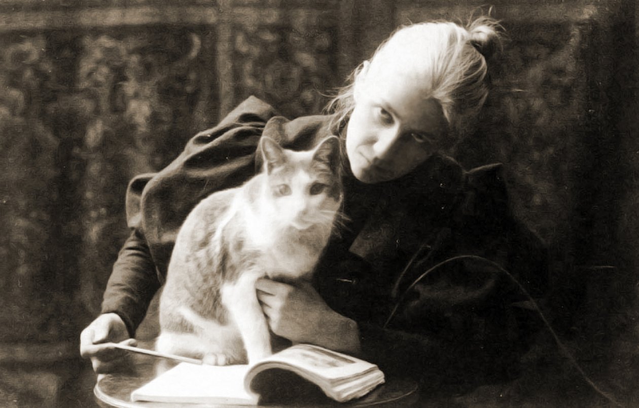 Portret Amelii Van Buren, 1889 (zdjęcie w sepii) autorstwa Thomas Eakins