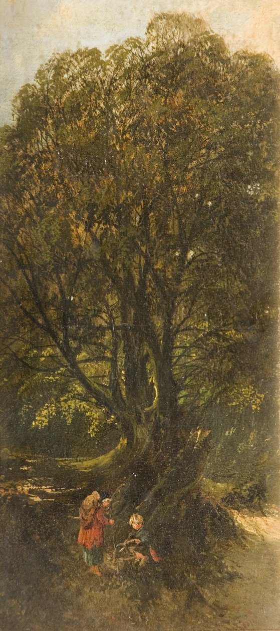 Krajobraz z postaciami autorstwa Thomas Creswick