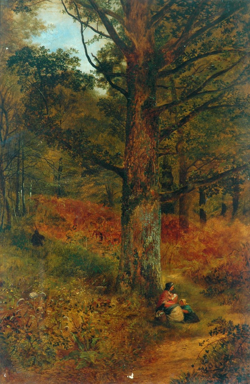 Ścieżka przez las, 1857 autorstwa Thomas Creswick