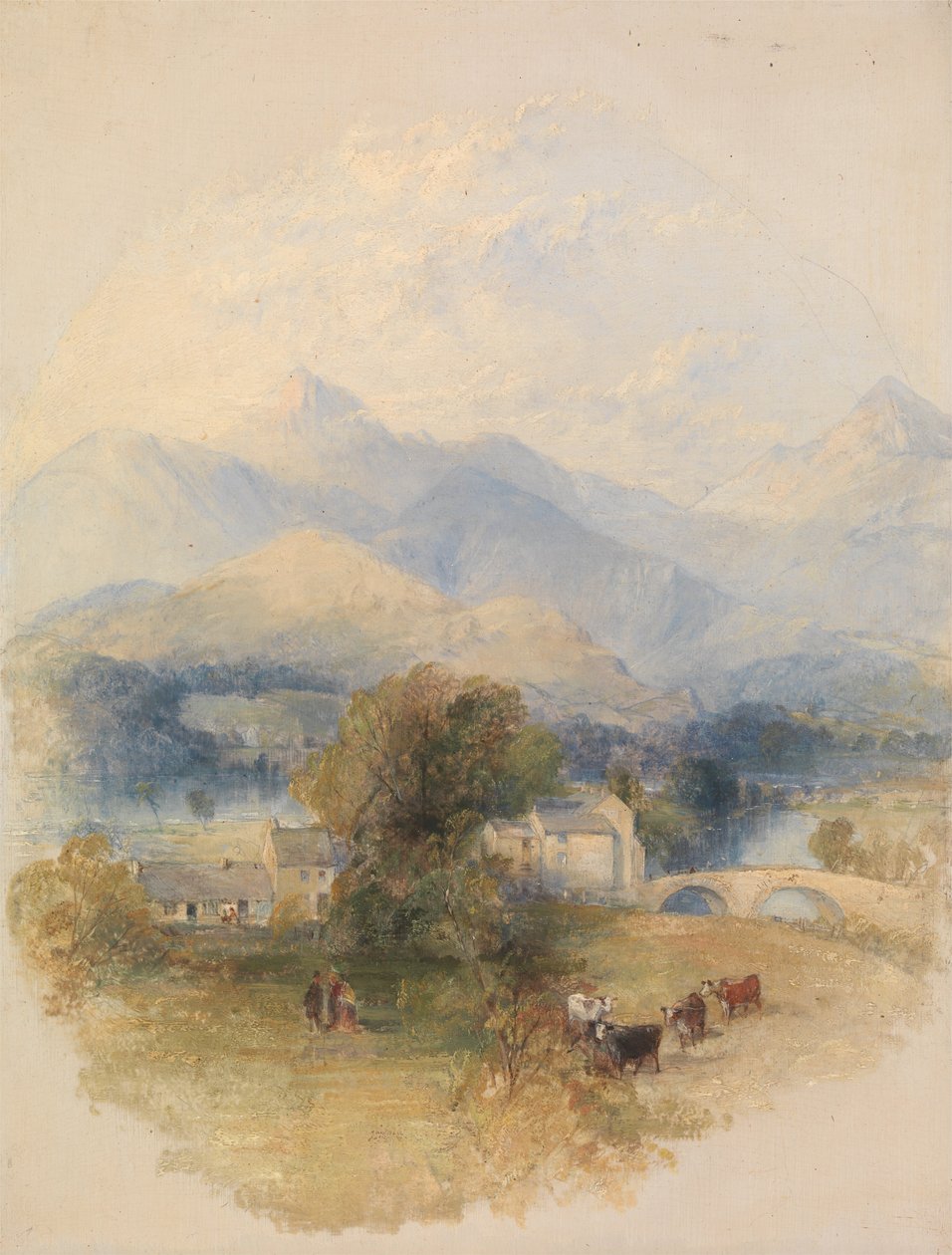 Widok z domu pana Southeys, Keswick autorstwa Thomas Creswick