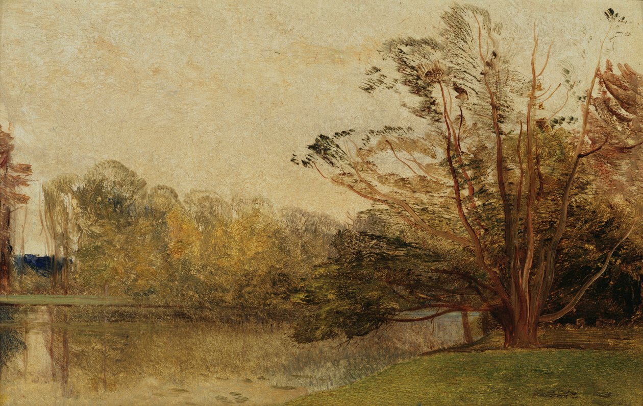 Zobacz w Painshill Park, Surrey autorstwa Thomas Creswick
