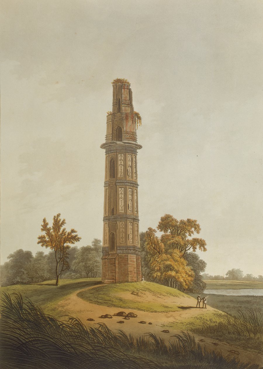 Pagoda, rytowana przez Josepha Constantine Stadlera (fl.1780-1812) wyd. Edwarda Orme (1774-c.1820) 1804 autorstwa Thomas Daniell