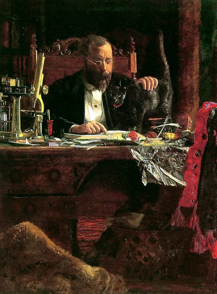 Portret profesora Benjamina H. Rand autorstwa Thomas Eakins