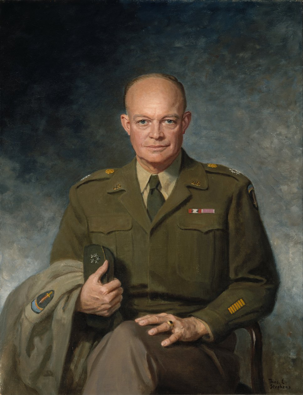 Dwight D. Eisenhower autorstwa Thomas Edgar Stephens
