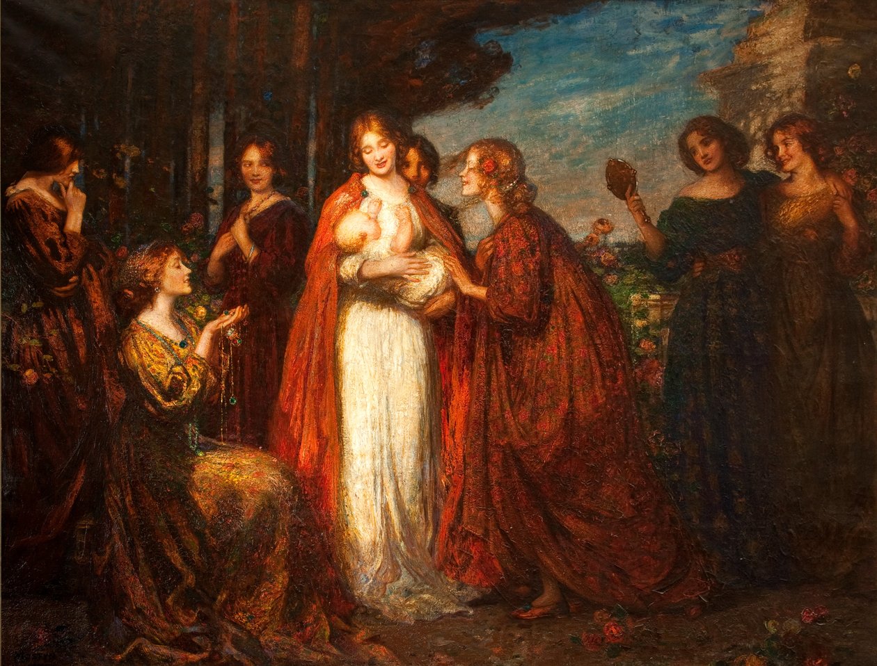 Ogród Miłości autorstwa Thomas Edwin Mostyn