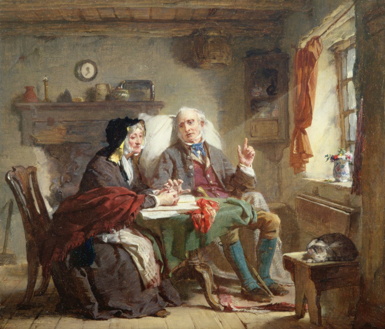 Trudne czasy autorstwa Thomas Faed