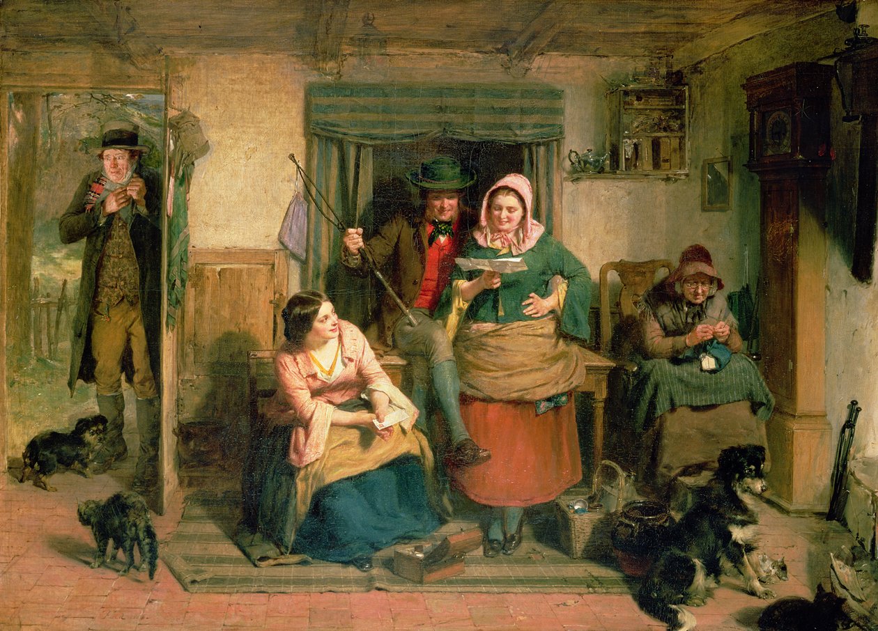 Słuchacze nigdy nie słyszą nic dobrego o sobie autorstwa Thomas Faed