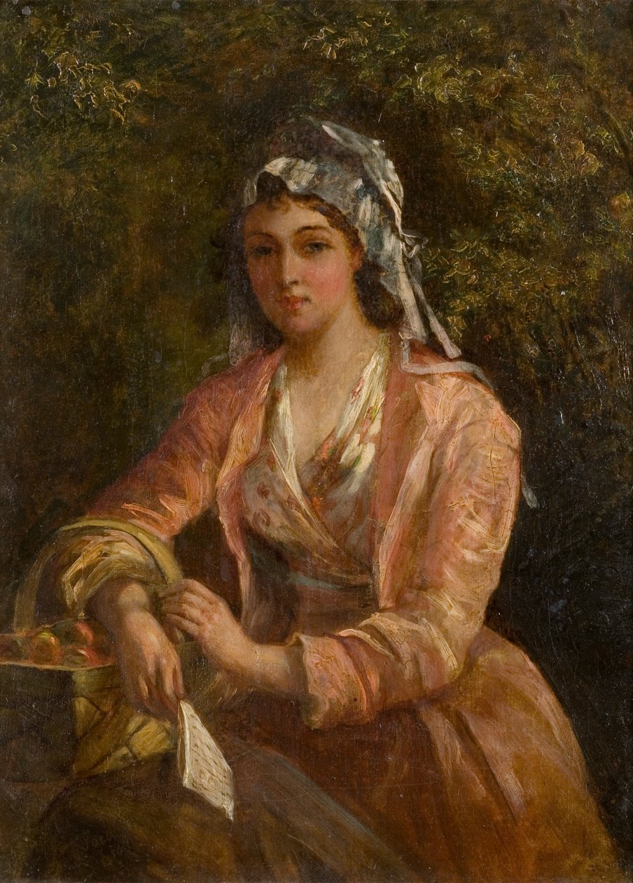 Pomarańczowy sprzedawca autorstwa Thomas Faed