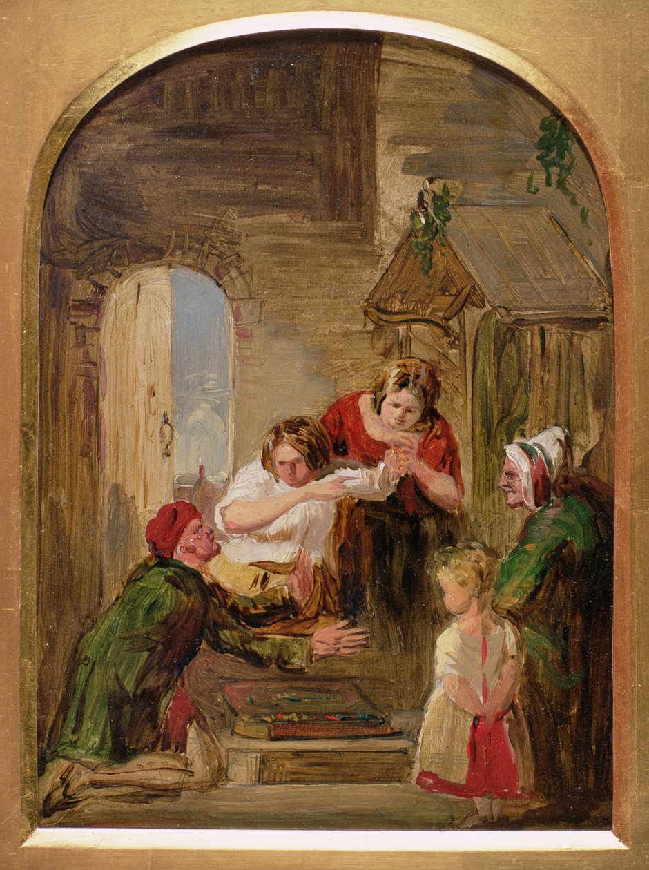 Pedlar autorstwa Thomas Faed