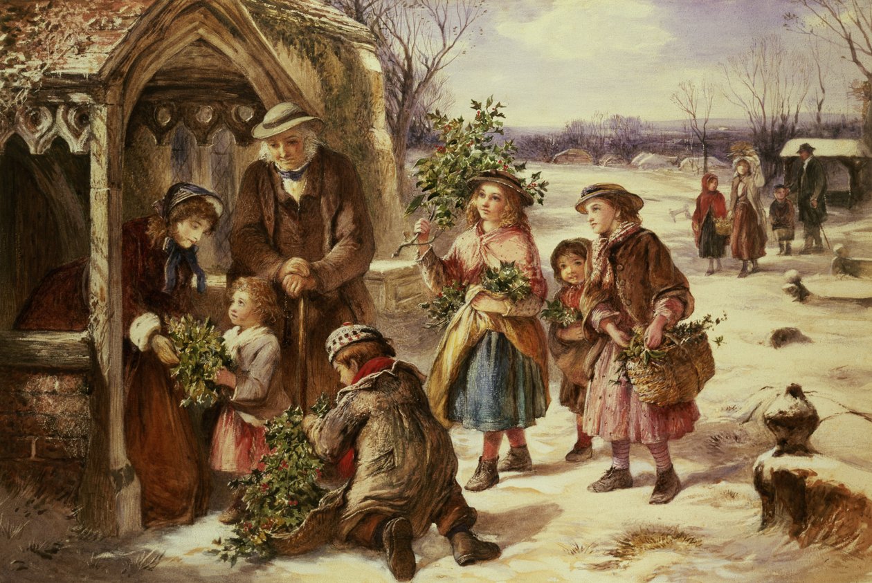 Świąteczny poranek, 1865 autorstwa Thomas Falcon Marshall