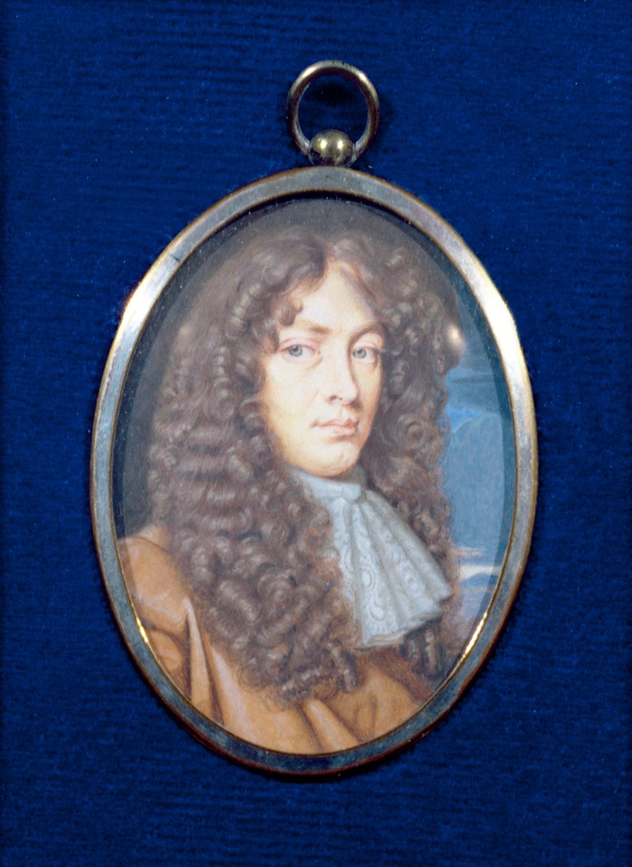 Portret mężczyzny (tempera) autorstwa Thomas Flatman