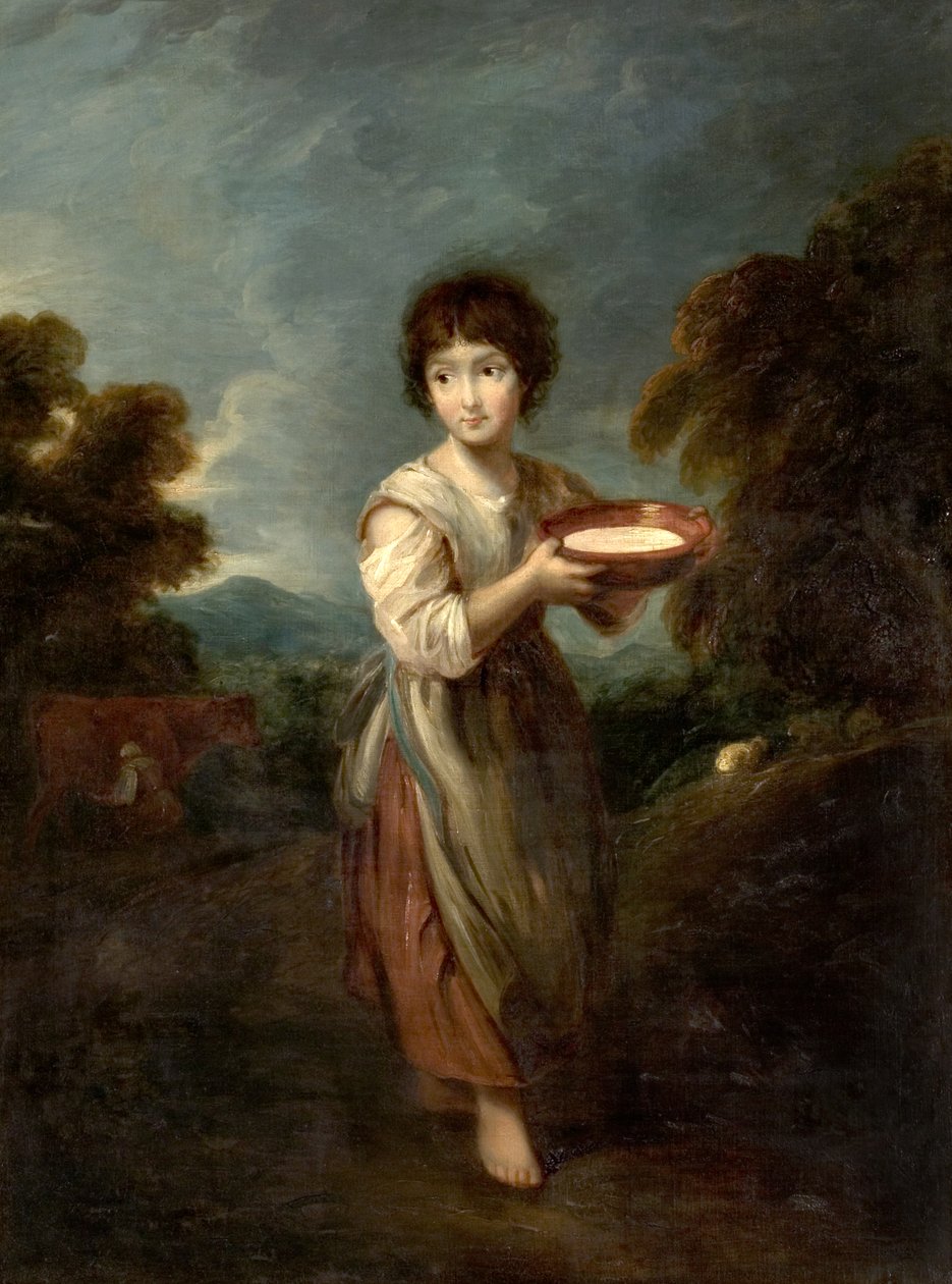 Dziewczyna z domku autorstwa Thomas Gainsborough