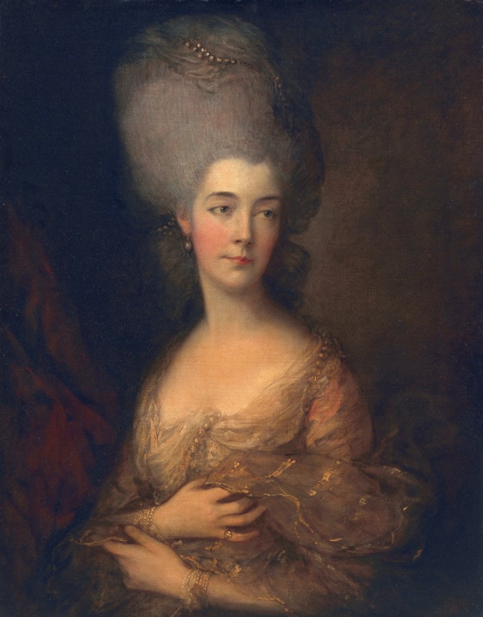 Anna, księżna Cumberland, ok. 1777 autorstwa Thomas Gainsborough