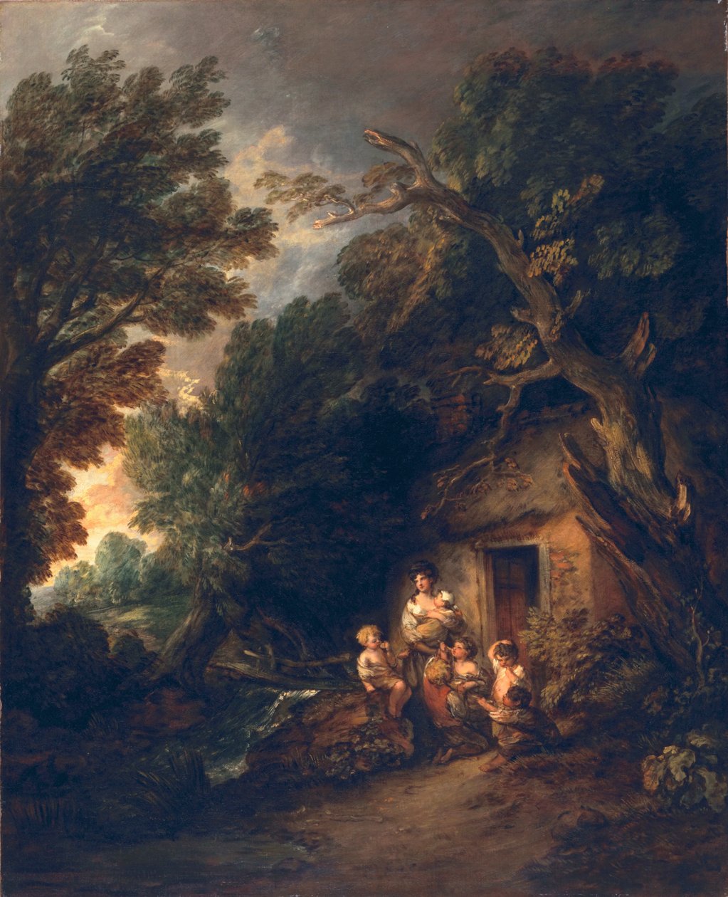 Drzwi do chaty, ok. 1780 autorstwa Thomas Gainsborough