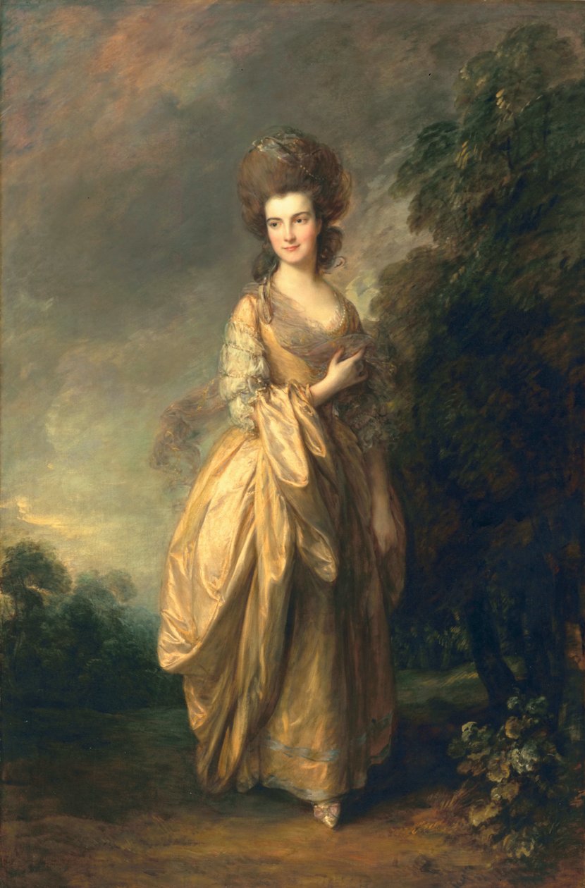 Elizabeth Beaufoy, później Elizabeth Pycroft, ok. 1780 autorstwa Thomas Gainsborough