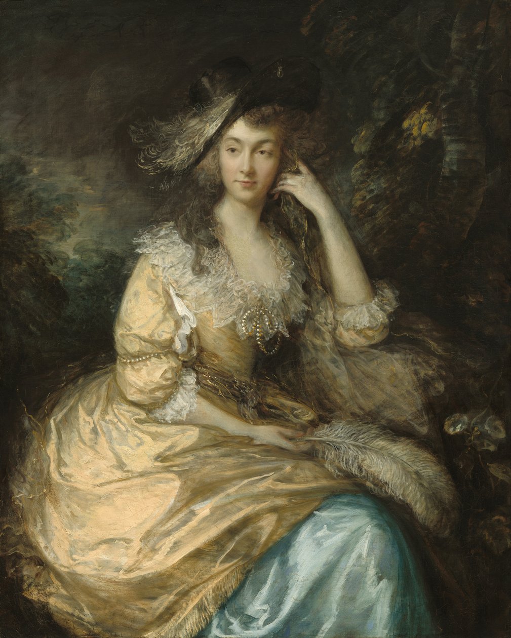 Frances Susanna, Lady de Dunstanville, c.1786 autorstwa Thomas Gainsborough