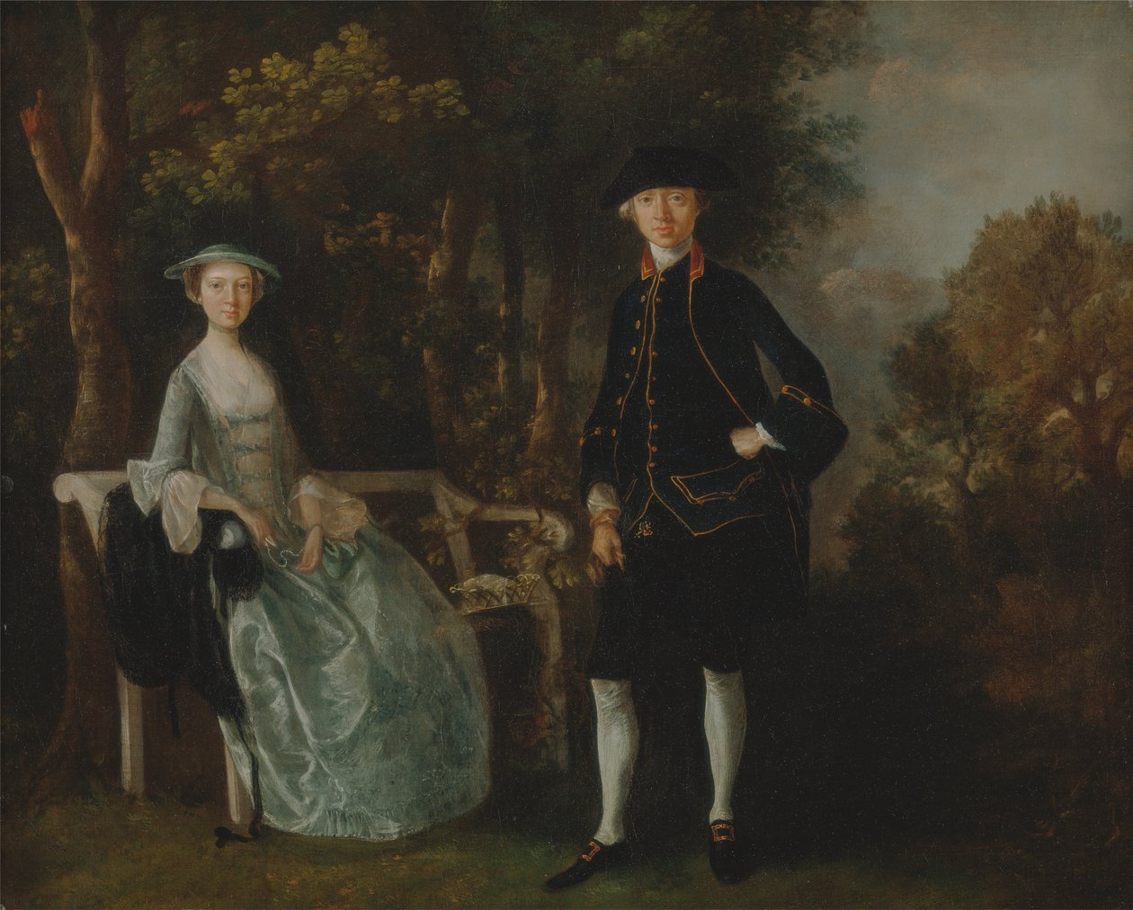 Lady Lloyd i jej syn Richard Savage Lloyd z Hintlesham Hall w Suffolk autorstwa Thomas Gainsborough